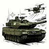 Вінілові наклейки та наліпки «Military» на авто
