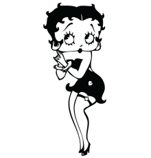 Наклейка «Betty Boop»
