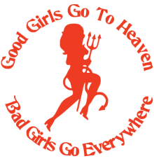 Наклейка «Good Girls GTH»