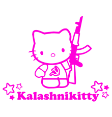 Наклейка «Kalashnikitty»