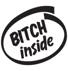 Наклейка «Bitch Inside»