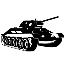Наклейка «Т-34 v2»