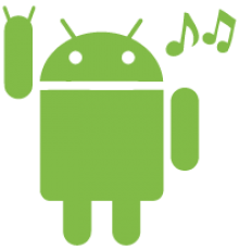 Наклейка «Android Rock'n'Roll» 