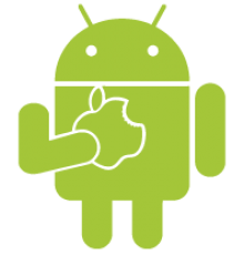 Наклейка «Android and Apple»