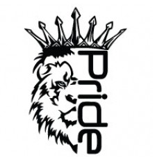 Наклейка «Лев Pride»