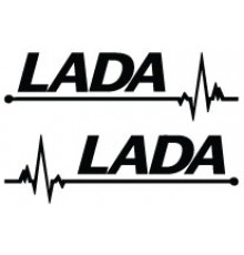 Набір наклейок «LADA Пульс»