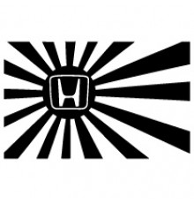 Наклейка «Honda JDM Прапор»