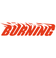 Наклейка «Burning»