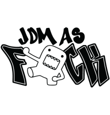 Наклейка «JDM As Fuck»