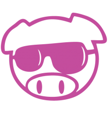 Наклейка «JDM Pig Sunglasses»