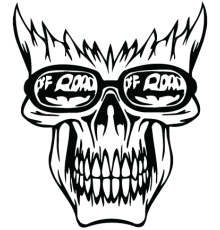 Наклейка «Offroad Skull»