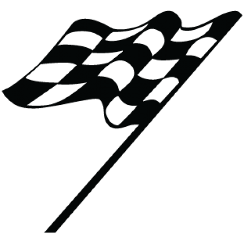 Наклейка «Race Flag v3»