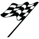 Наклейка «Race Flag v3»
