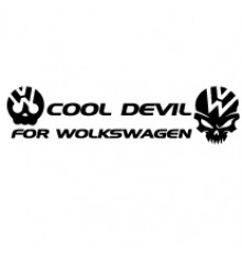 Наклейка «Cool Devil for Wolkswagen»
