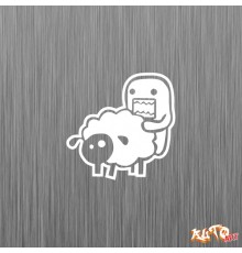 Наклейка «Domo-kun и овца»