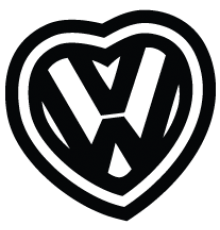 Наклейка «VW Heart»