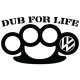 Наклейка «VW Dub for Life»