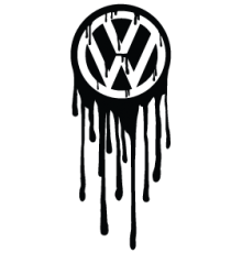 Наклейка «Volkswagen Краплі»