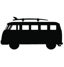 Наклейка «VW Bus v3»