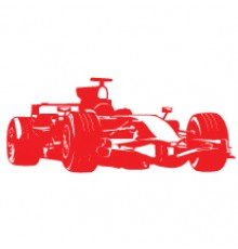 Наклейка «Formula One Болид»