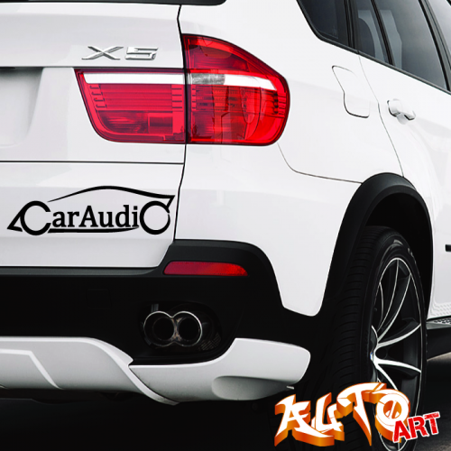 Наклейка «Car Audio»