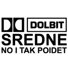 Наклейка «Dolbit Sredne»