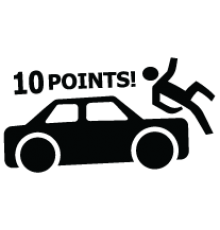 Наклейка «10 Points»