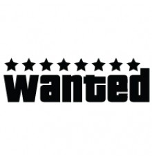 Наклейка «Wanted»