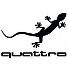 Наклейка «Audi Quattro v2»