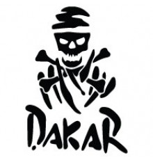 Наклейка «Dakar Skull»
