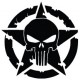 Наклейка «Jeep Star Punisher»