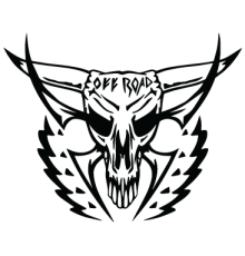 Наклейка «Offroad Skull v2»