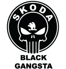 Наклейка «Skoda Gangsta»