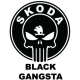 Наклейка «Skoda Gangsta»