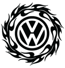 Наклейка «VW Flame»