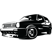 Наклейка «VW Golf 2»