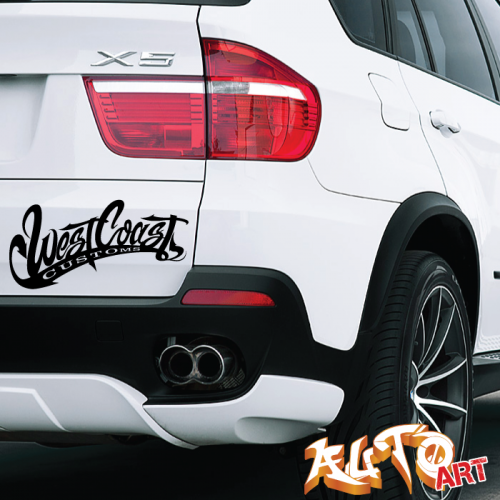Наклейка «West Coast Customs»