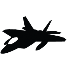 Наклейка «Jet Fighter v6»