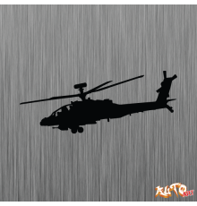 Наклейка «Ударний вертоліт Apache v3»