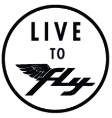 Наклейка «Live to Fly»