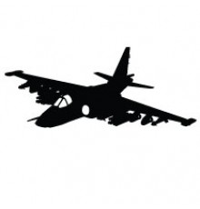 Наклейка «Су-25 v6»