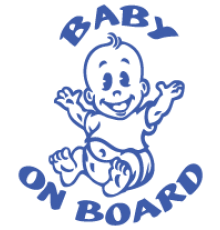 Наклейка «Baby on Board»