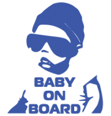 Наклейка «Baby on Board v2»