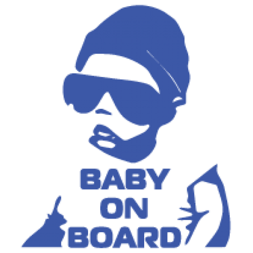 Наклейка «Baby on Board v2»