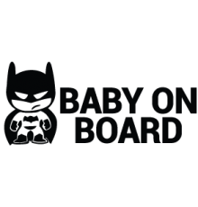 Наклейка «Baby on Board Batman»