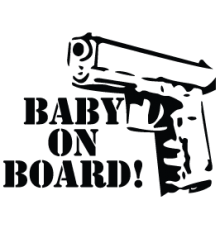 Наклейка «Baby on Board v3»