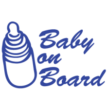 Наклейка «Baby on Board v4»