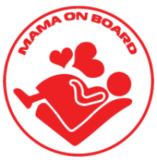 Наклейка «Mama on Board»