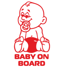 Наклейка «Baby on Board v6»