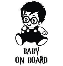 Наклейка «Baby on Board v8»